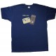 Biscuits T-Shirt (Navy) (Small) (Retro Faded Logo)